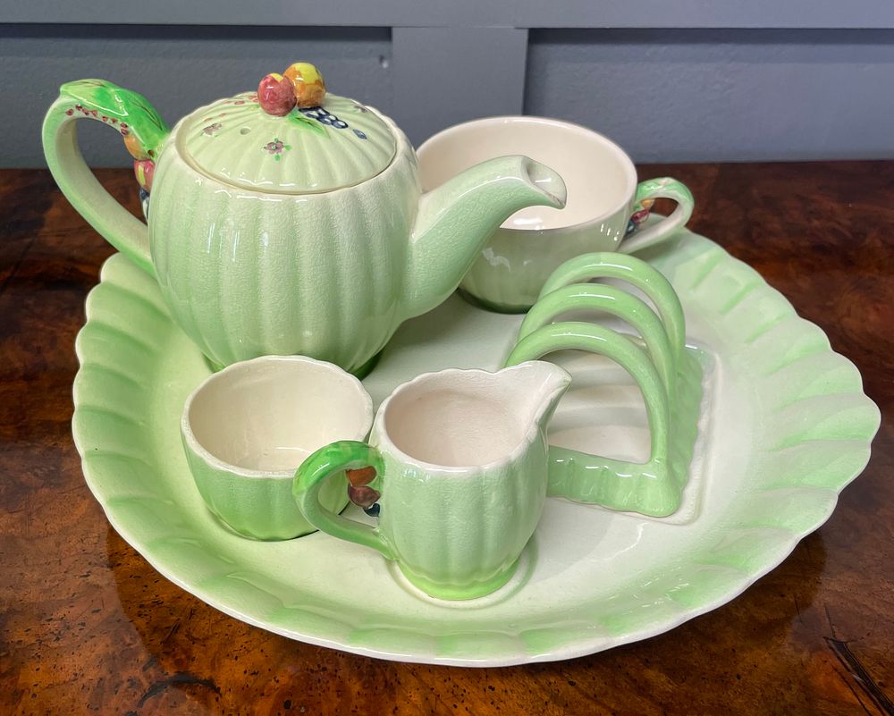 Lot 59 – A Brentleigh Ware Staffordshire Earthenware Breakfast Set