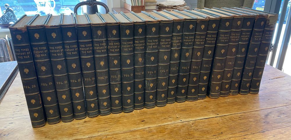 Lot 281 – The Times. The Times History of the War. The Times, 1914-1921. A Set of Volumes.
