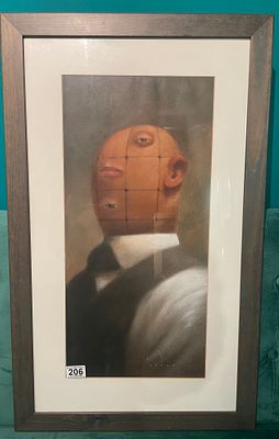 A Framed Painting By Contemporary Artist Moran