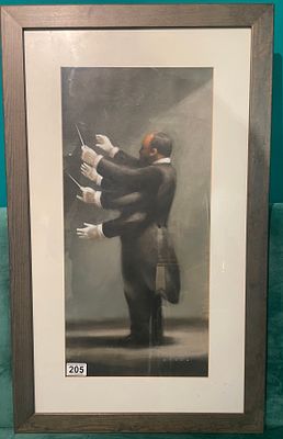 A Framed Painting By Contemporary Artist Moran