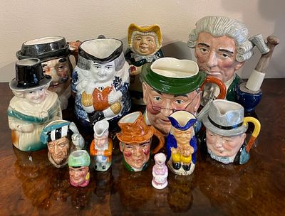 13 Toby Jugs