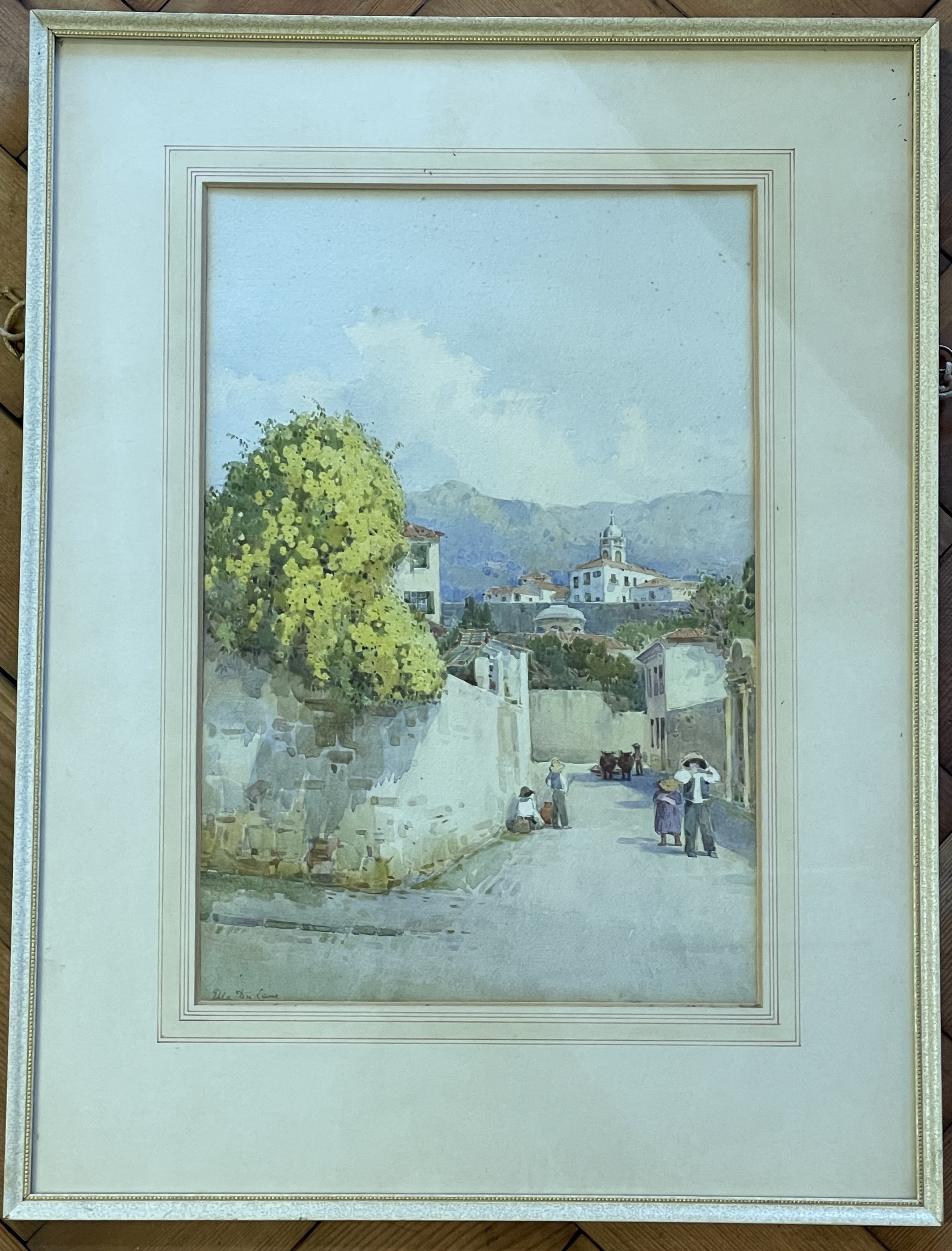 Ella Mary Du Cane (British, 1874-1943), Italian Scene, Watercolor on Paper