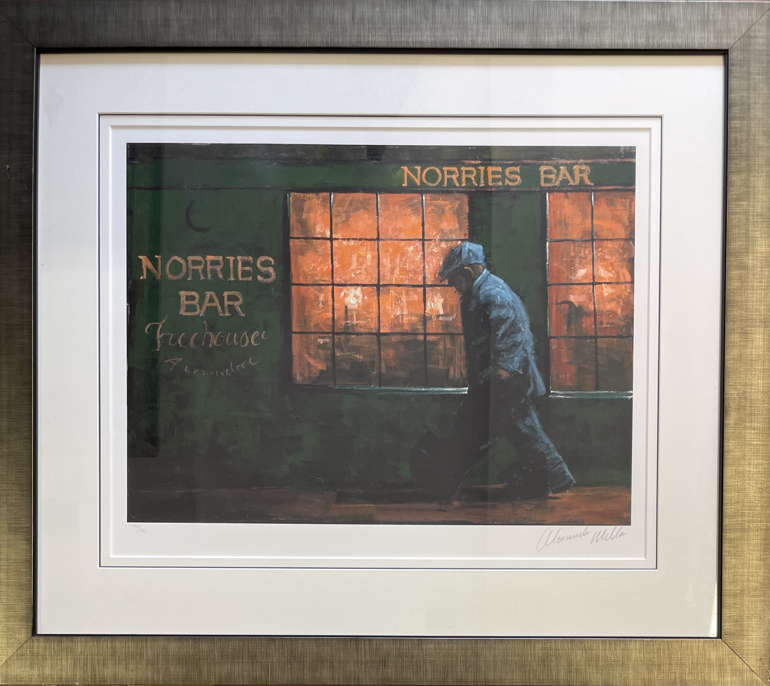 Alexander Millar, Norries Bar, Limited Edition Giclee Print, 136/295