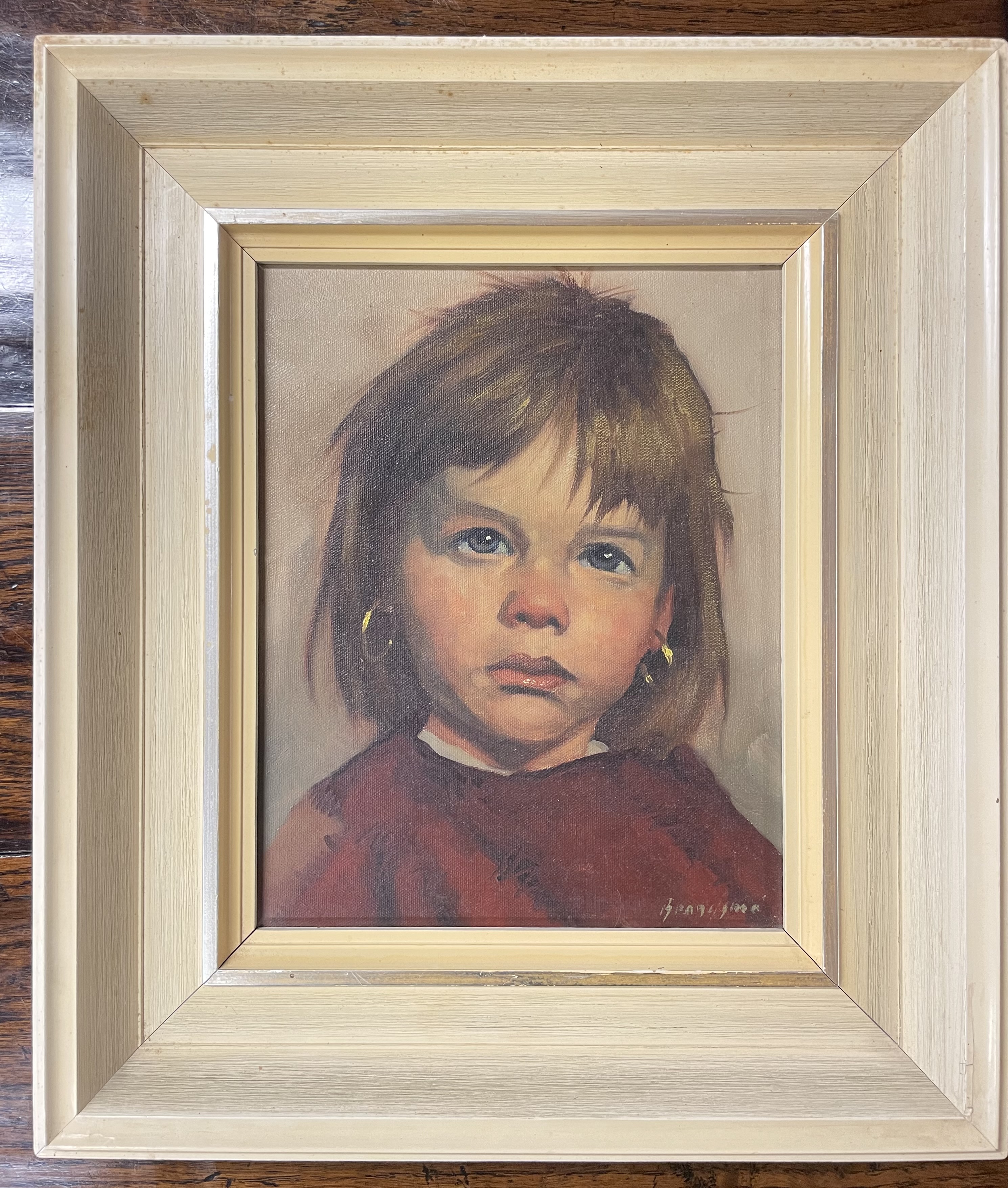 Portrait of a Young Girl, Oil on Canvas