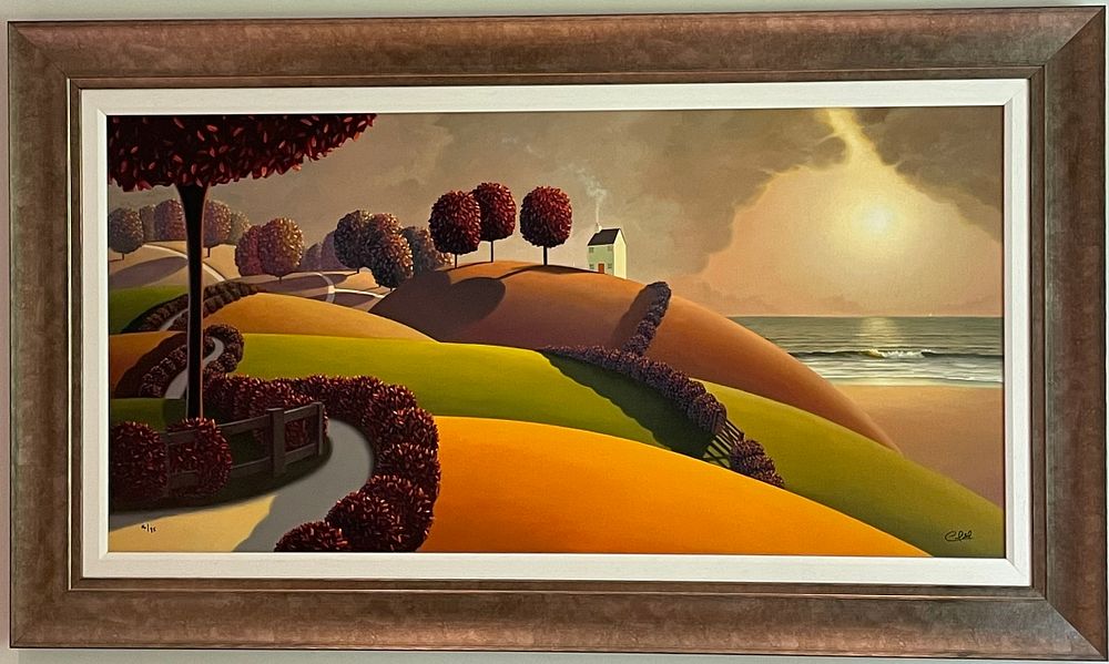 Lot 24 – Paul Corfield, Rolling Hills Landscape, Limited Edition Giclee on Canvas 16/95