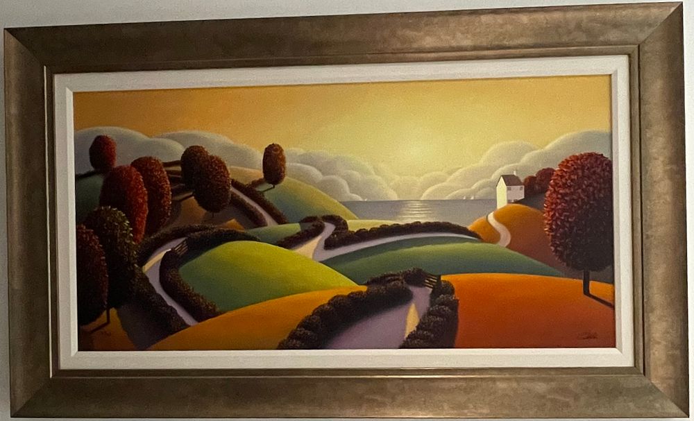 Lot 26 – Paul Cornfield, Sunset Landscape, Limited Edition Serigraph on Canvas