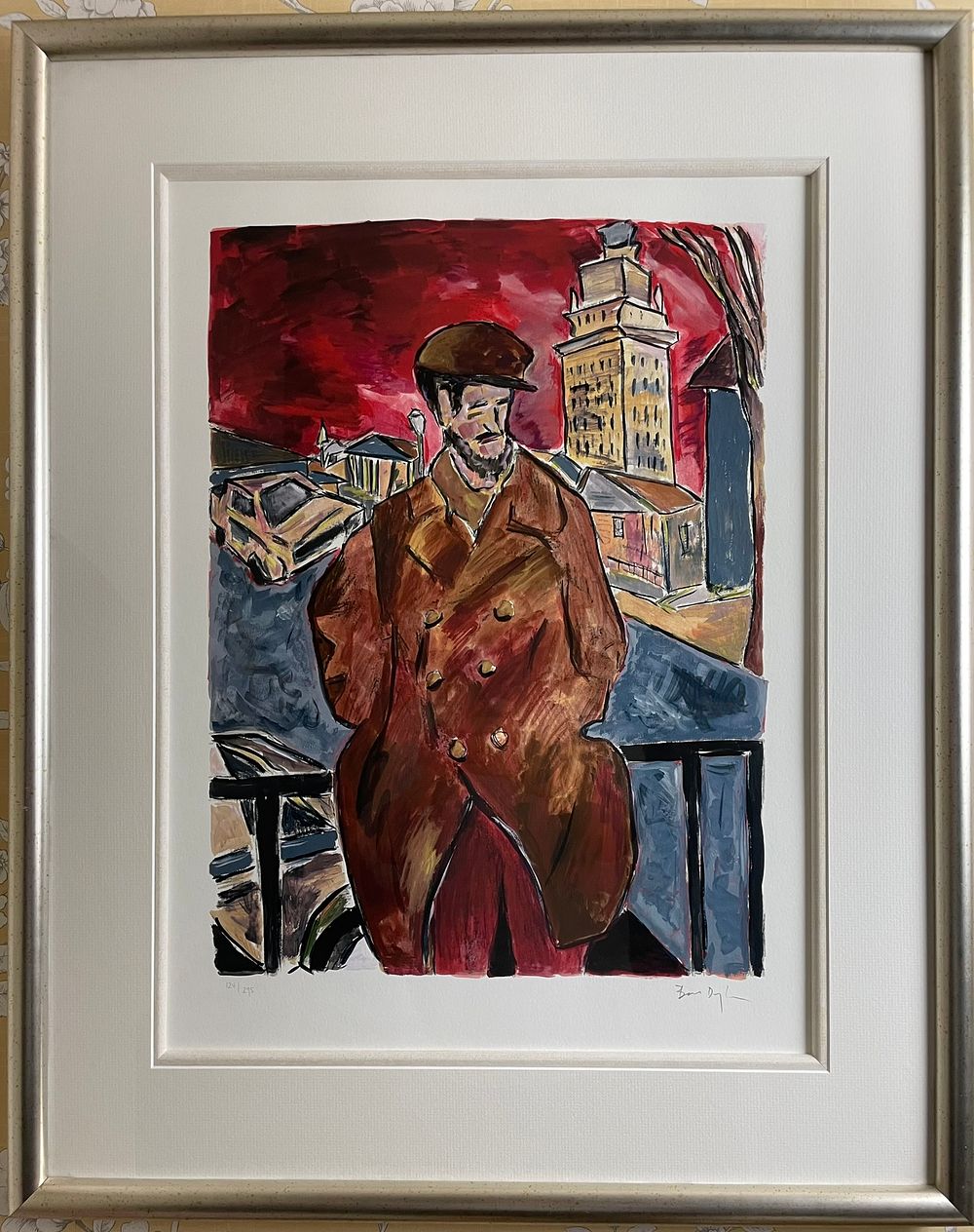 Lot 35 – Bob Dylan Man on a Bridge Signed and Numbered Limited Edition Giclee Print