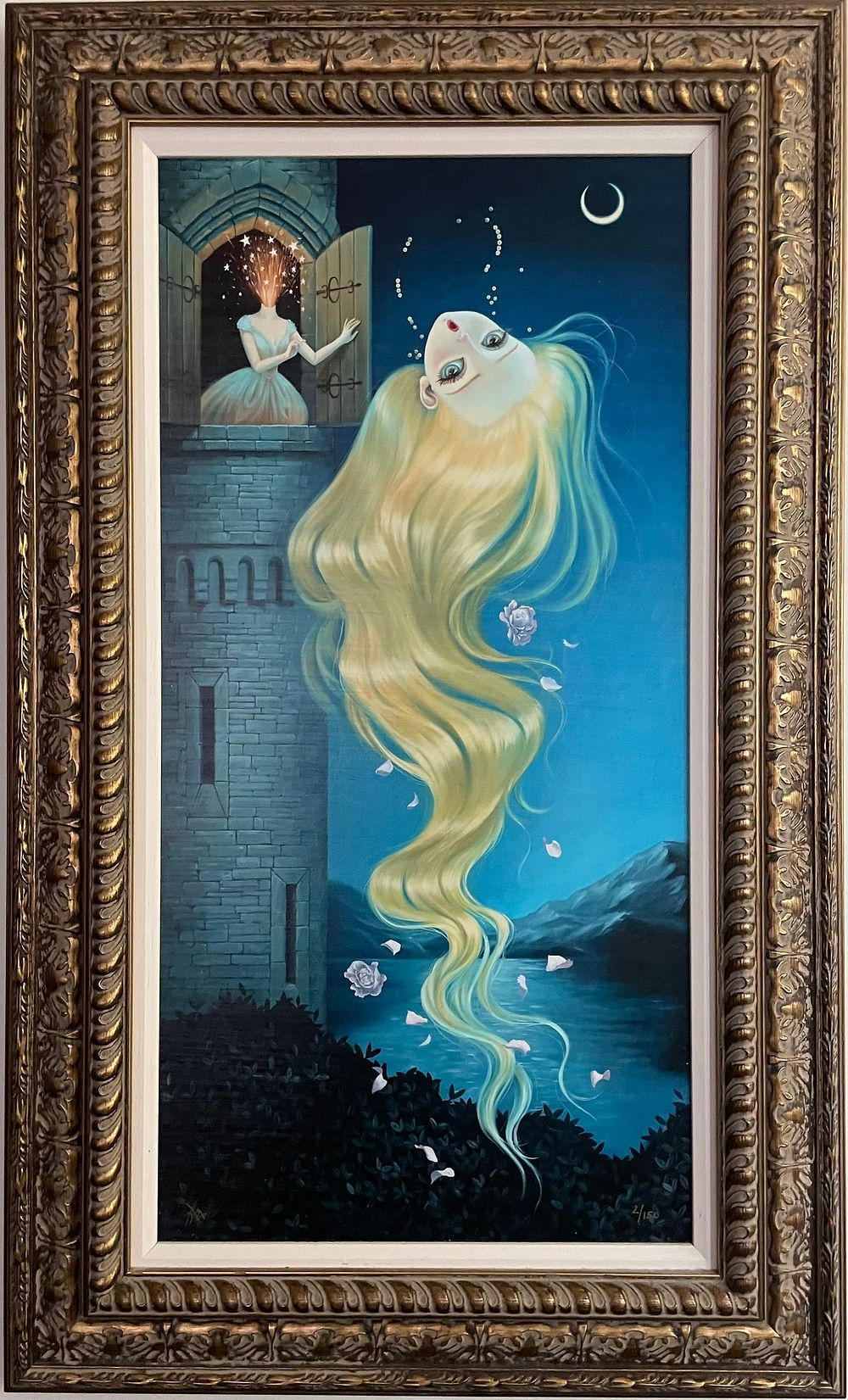 Lot 36 – Xue Wang Giclée Print on Canvas Titled ‘Hairy Moment’