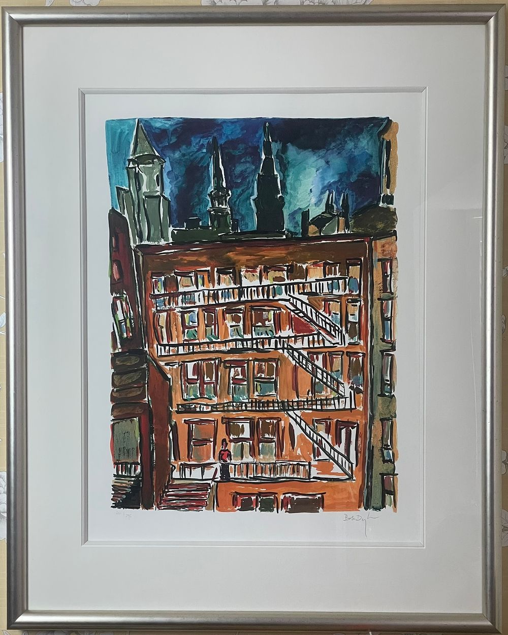 Lot 37 – Bob Dylan, Cityscape, Signed Limited Edition Giclée Print