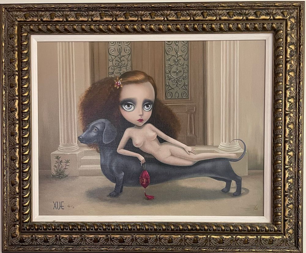 Lot 38 – Xue Wang, Stretch Fido, Giclée Print on Canvas