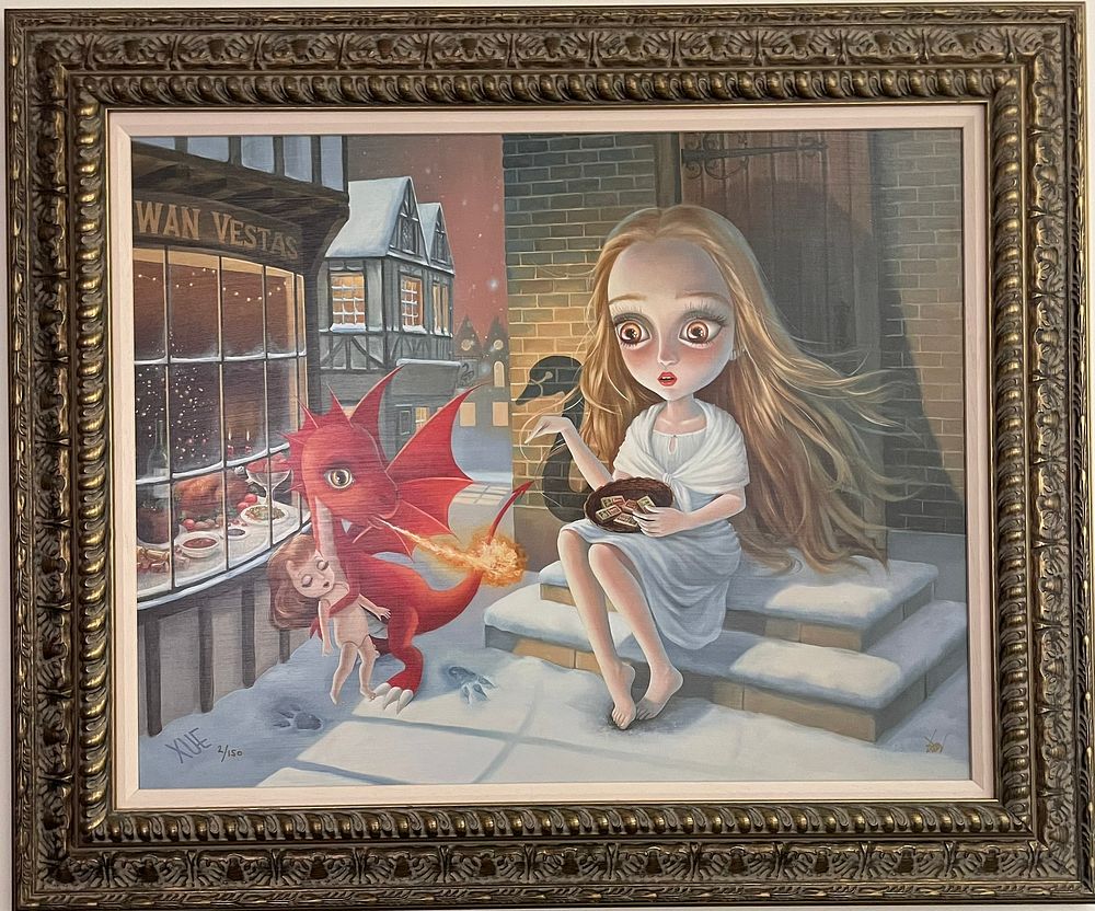 Lot 41 – Xue Wang, The Night Before Christmas, Signed and Numbered Giclée on Canvas