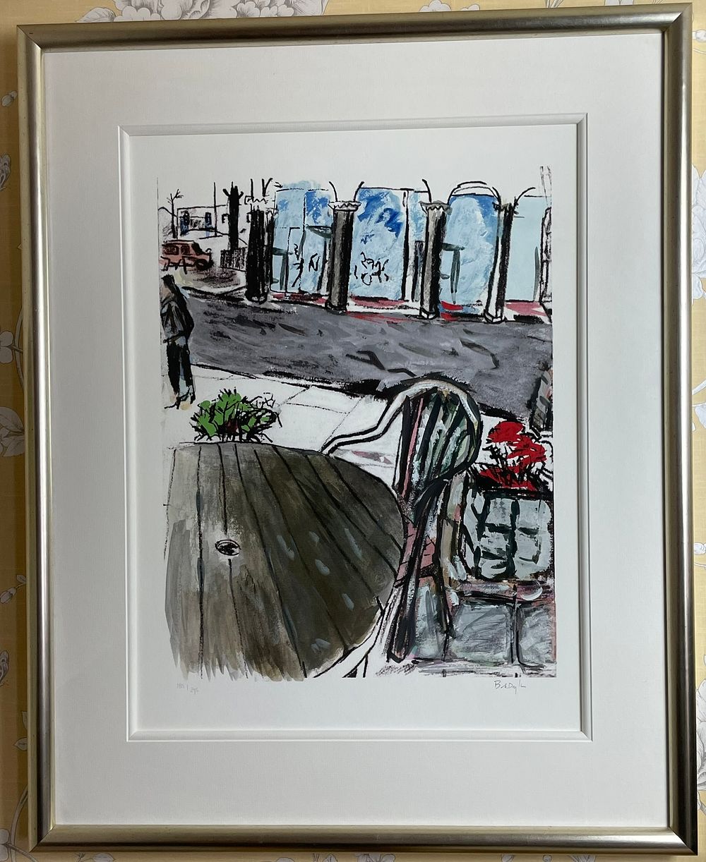 Lot 64 – Bob Dylan Signed Limited Edition Print Sidewalk Cafe