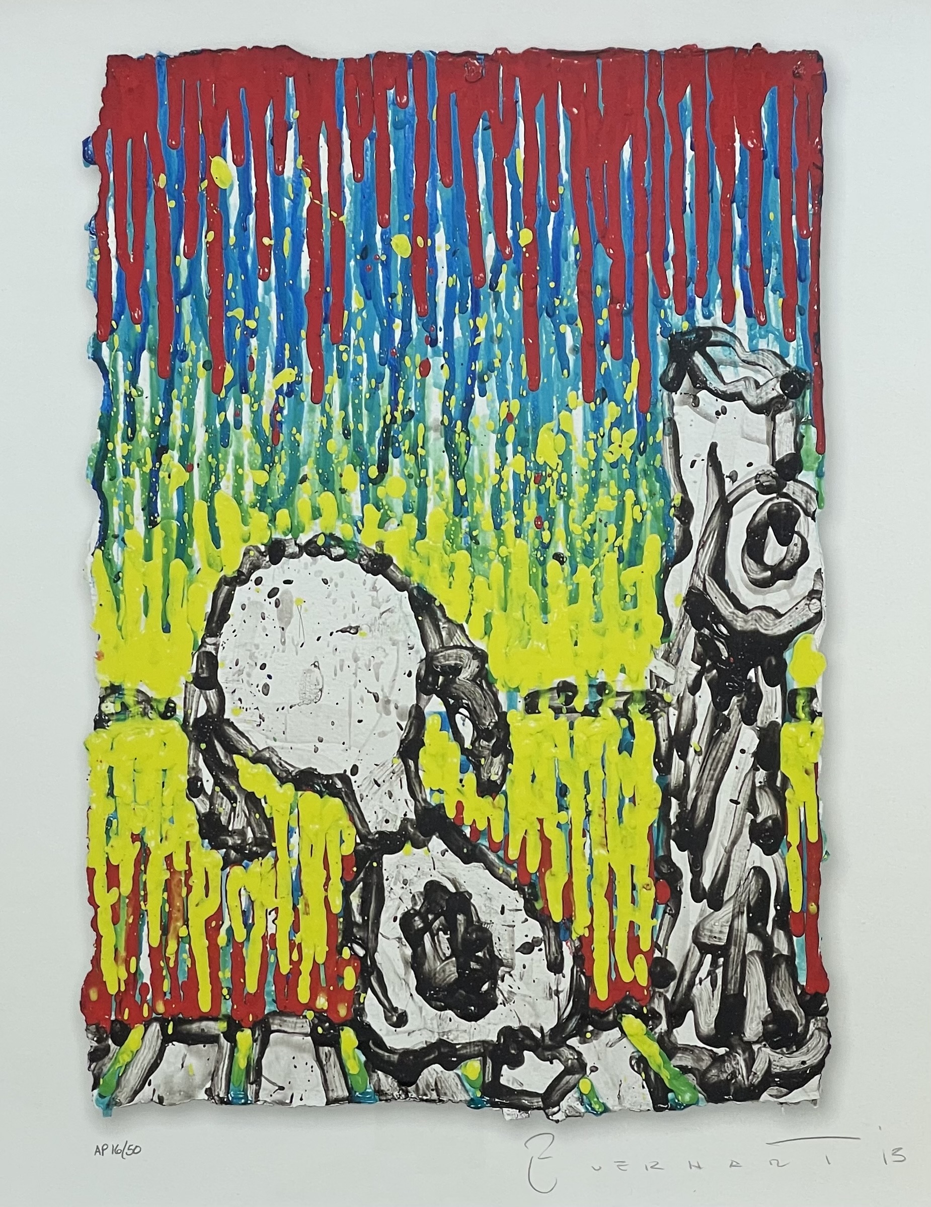 Tom Everhart, Twisted Coconut, Hand-Embellished Artist Proof 16/50