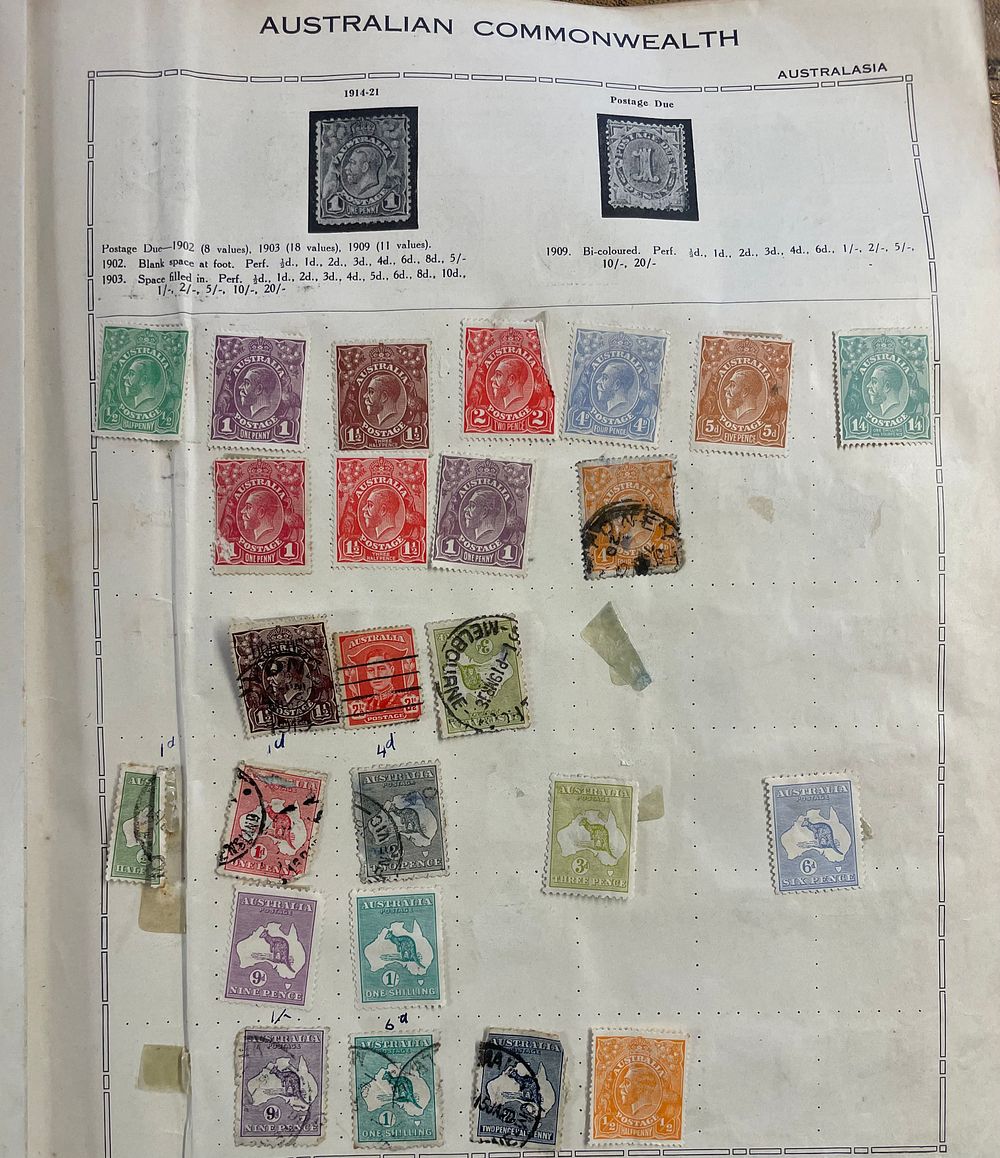 Lot 159 – World 19th-20th Century Stamp Collection, Challenge Album, Multiple Countries