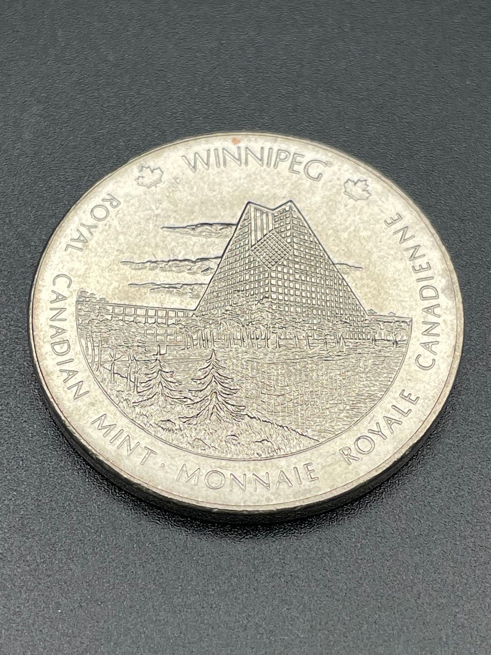 Lot 153 – A Royal Canadian Mint Commemorative Nickel Medal Winnipeg and Ottawa Mints