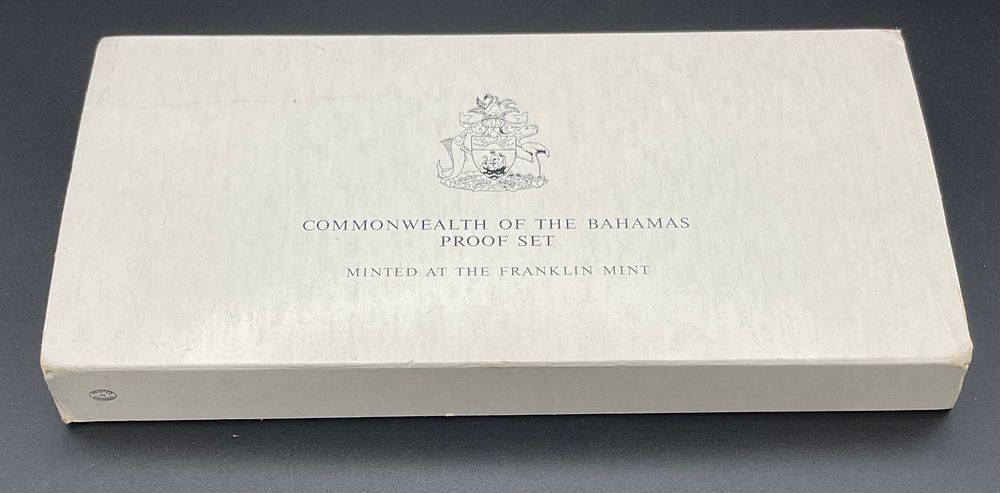 Lot 156 – 1977 Commonwealth of the Bahamas Nine Coin Proof Set Minted at the Franklin Mint