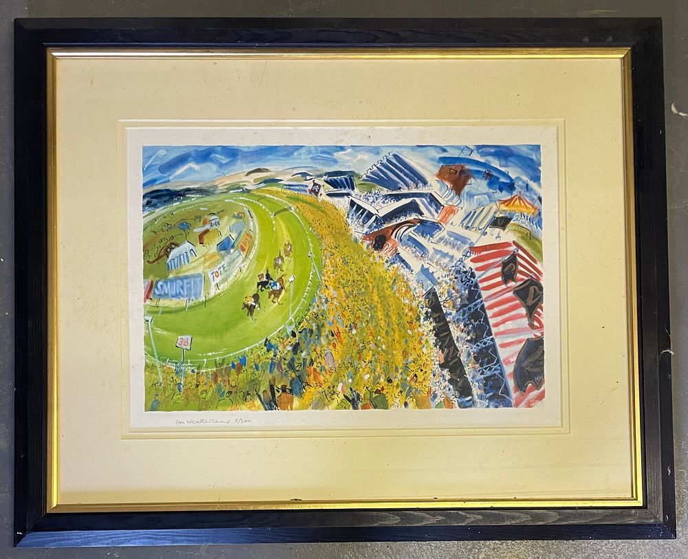 Lot 235 – Ian Weatherhead Signed Limited Edition Lithograph Cheltenham Racecourse