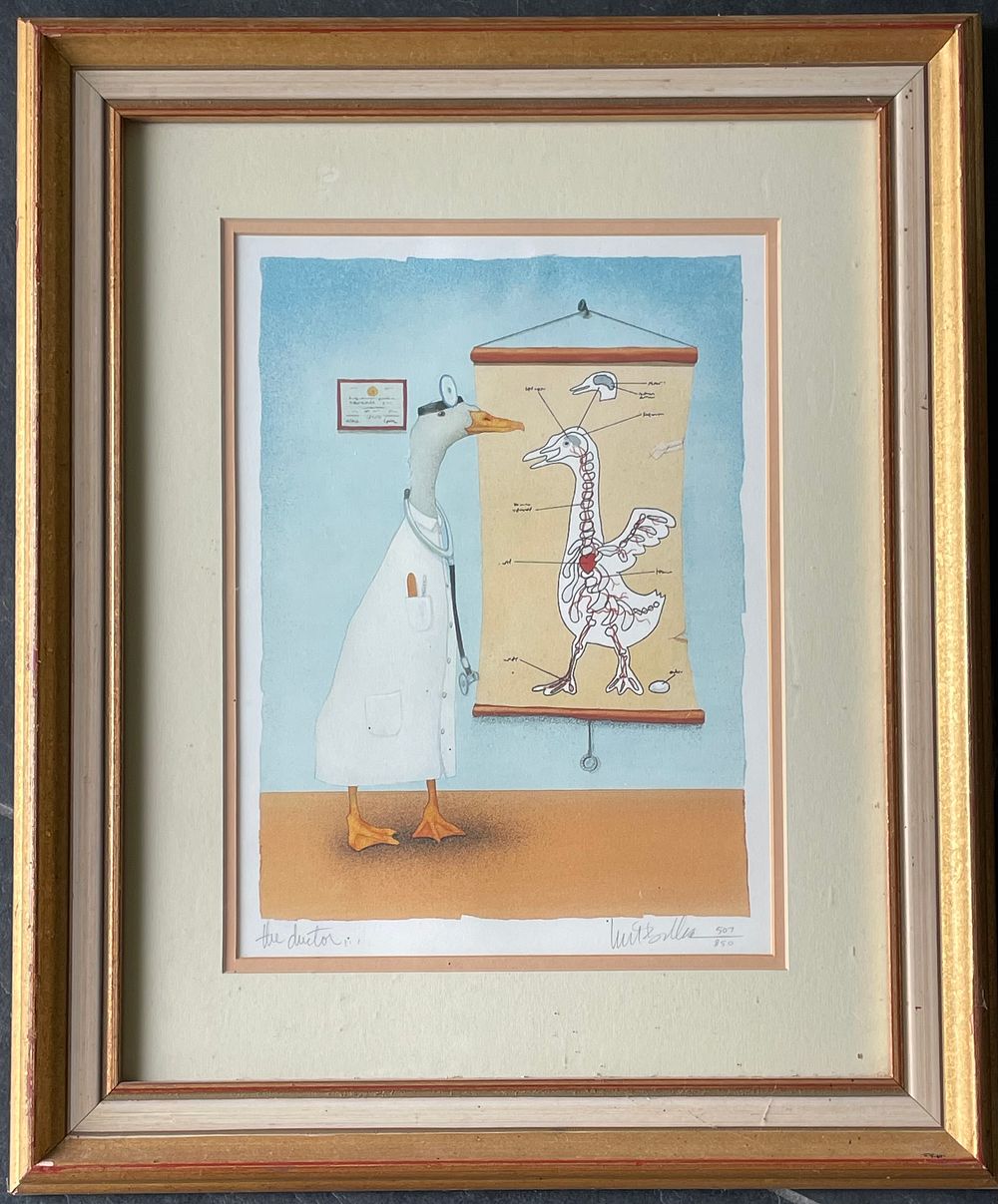 Lot 246 – Will Bullas Limited Edition Signed Print The Ductor