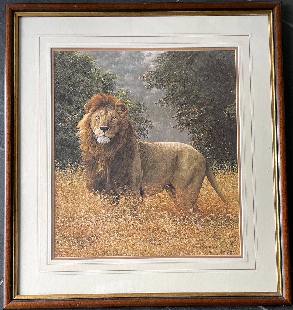 Lot 248 – Simon Combes Simba Hand Signed and Numbered Limited Edition Print