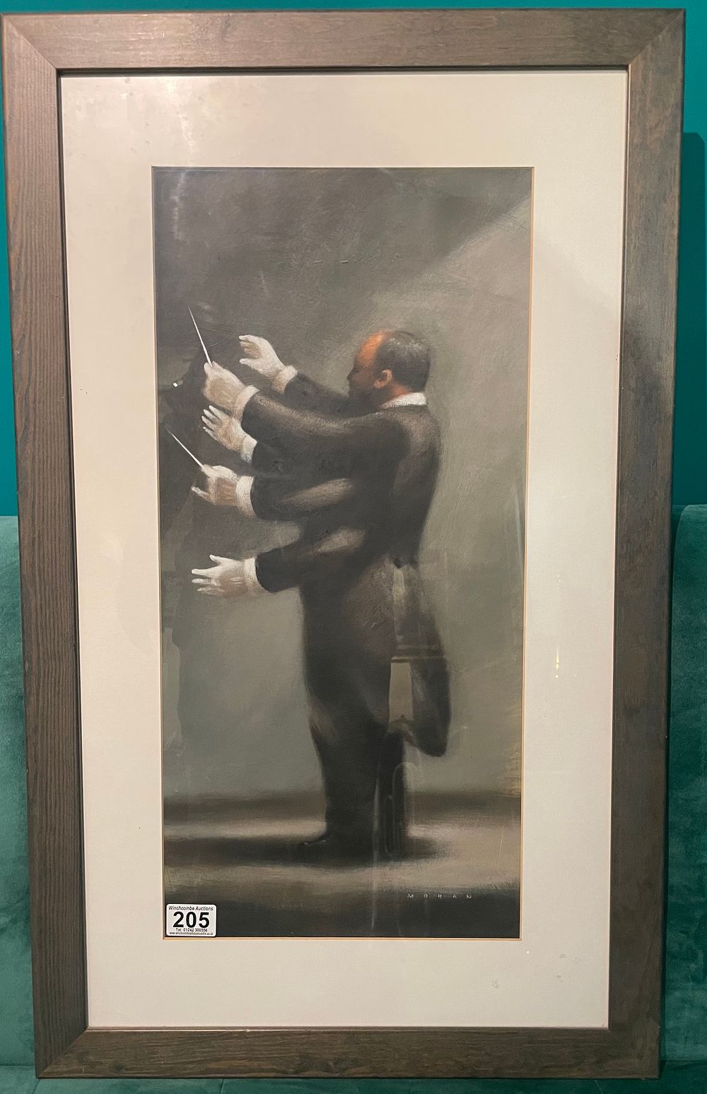 Lot 192 – A Framed Painting By Contemporary Artist Moran