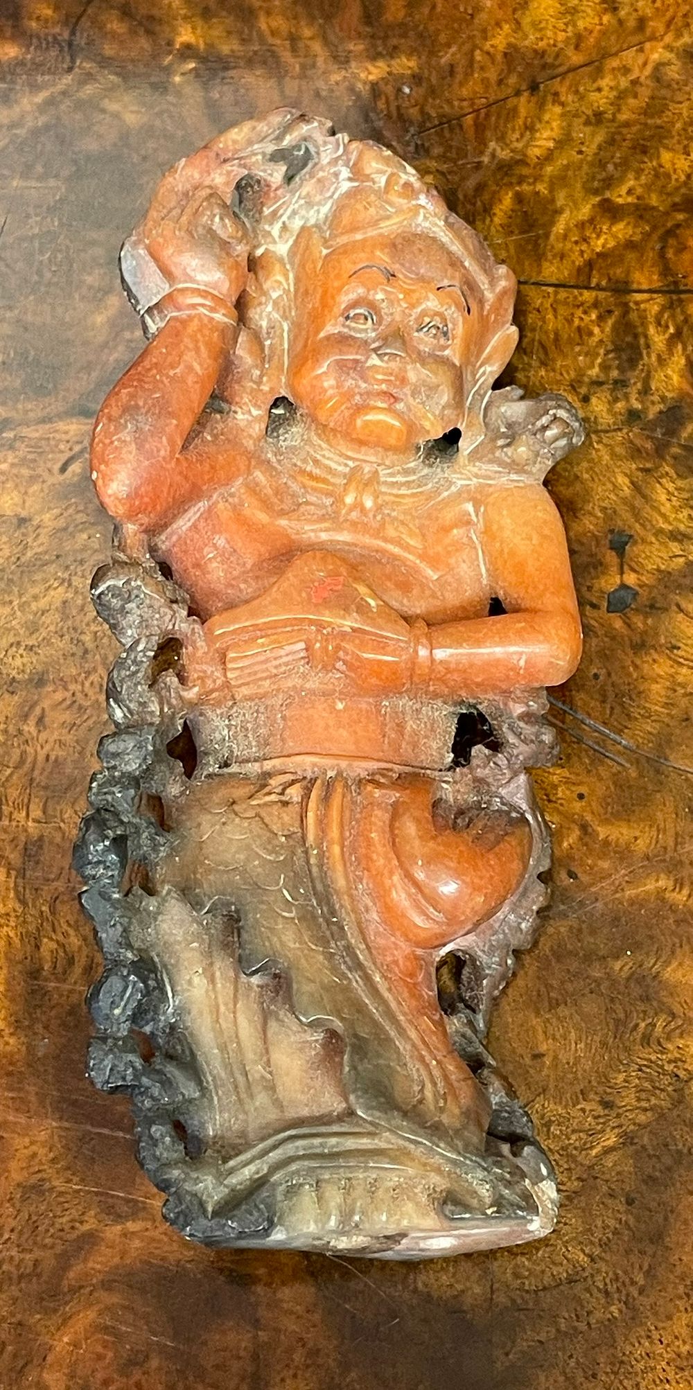 Lot 213 – Chinese Carved Soapstone Figure
