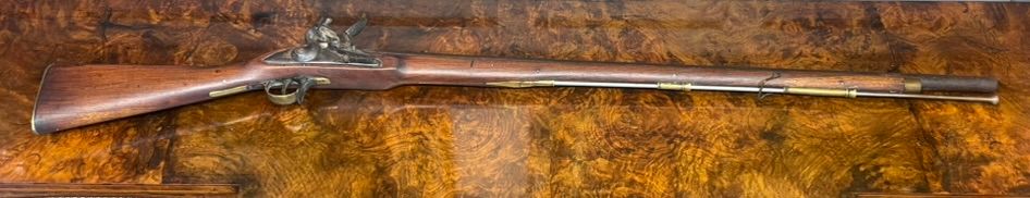 Lot 214 – British East India Company Brown Bess Flintlock Rifle
