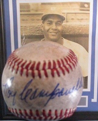 Roy Campanella Signed Official League Baseball. Roy Campanella Signed Official League 