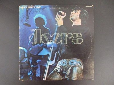 The Doors Signed Absolutely Live Album Cover. Presented here is an exceptionally rare Absolutely 