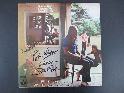 Pink Floyd Signed "Ummagumma" Album Cover. Presented here is a stunning Pink Floyd signed album 