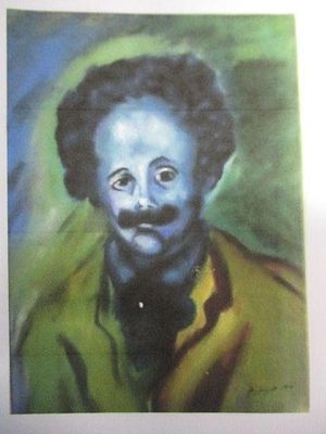 Pablo Picasso "SebastiÃ Junyer Vidal" Blue Period. Pablo Picasso "SebastiÃ Junyer Vidal" Blue 