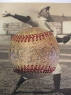 Cy Young Signed Official Reach Baseball. Offered here is an exceedingly rare Official Reach 