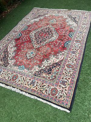 שטיח קשאן פרסי עבודת יד. 235X330 ס"מ. לאחר ניקוי אצל ארגמן ניקוי שטיחים.