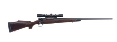 Winchester 70 .338 Win Mag Bolt Action Rifle. Description Winchester model 70 chambered in .338 