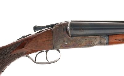 Ithaca Flues Grade 1 12Ga SxS Shotgun. Description Ithaca Flues Model Grade 1 in 12 gauge with a 