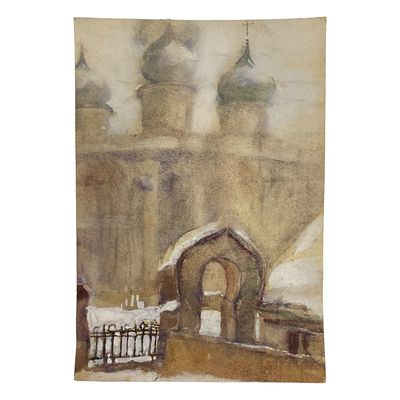 (3) Рисунок, смешанная техника, автор Шафранский Александр Степанович. Формат: 37х26 см. 