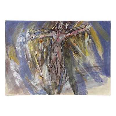 (3) Рисунок, смешанная техника, автор Шафранский Александр Степанович. Формат: 21х30 см. 