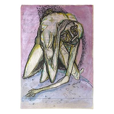 (3) Рисунок, смешанная техника, автор Шафранский Александр Степанович, размер 30х21 см. . Шафранс 