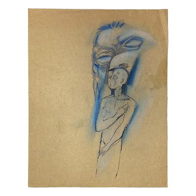 (3) Рисунок, смешанная техника, автор Шафранский Александр Степанович, размер 35х27,5 см. . Шафра 