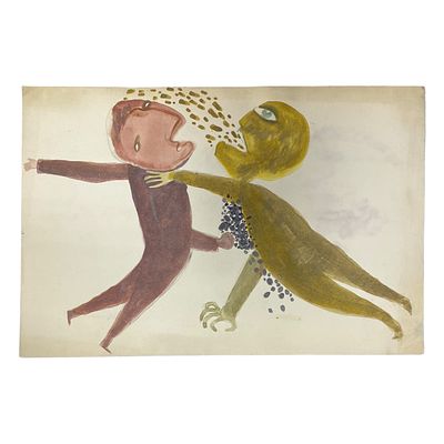 (3) Рисунок, смешанная техника, автор Шафранский Александр Степанович, размер 30х44,5 см. . Шафра 