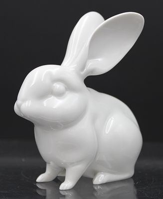 Hase, KPM Berlin, Weissporzellan, H-10cm