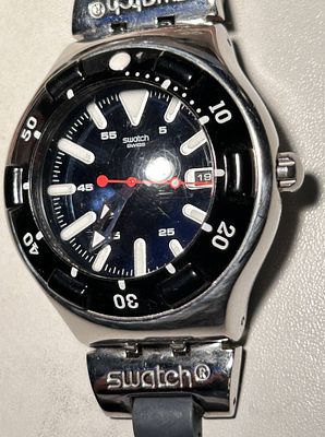 Quartz HAU "Swatch" Irony scuba 200, guter Zustand, Band fehlt