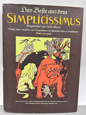 Bildband "Das Beste aus dem Simplicissimus" 1976, eingeleitet von Golo Mann, sehr gute Erhaltung