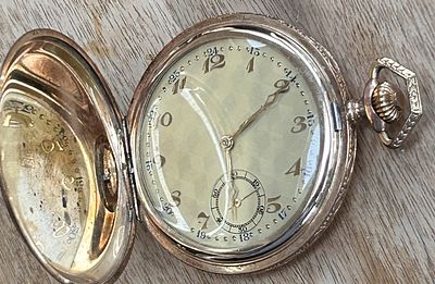 mechan Sprungdeckel-HTU "F.M" Doubleegeh&auml;use, gut erhalten und l&auml;uft. mechan Sprungdeckel HTU 