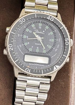 Quartz HAU "Piranha" guter Zustand, Werk nicht gepr&uuml;ft, mit Beschreibung