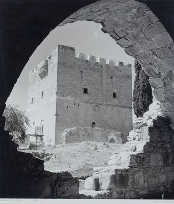 Renos Evriviades WIDESON. Cypriot, 1920 – 2020Kolossi castleblack and white photographed. 1/ 