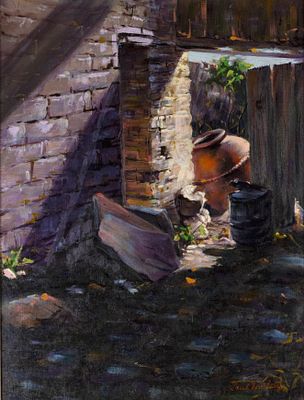 Paul VAVLITIS. Cypriot – American, 1914 – 2004Vounioil on canvassigned lower righttitled on the 