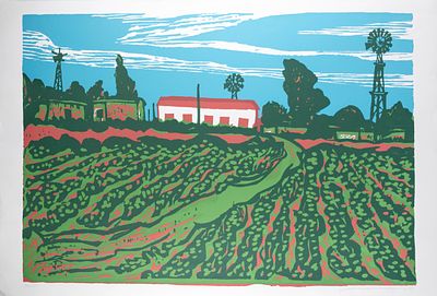 Hambis TSAGGARIS. Cypriot, b. 1947Untitled IΙ, 1995silkscreened. 104/200signed and dated 95 