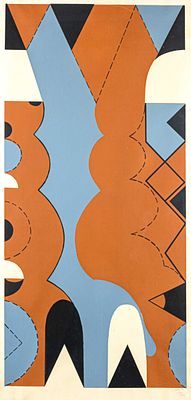 Stelios VOTSIS. Cypriot, 1929 – 2012Untitled, 1971silkscreen, screen-printed. 18/75signed, dated 