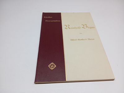 Ре́йнгольд Бе́гас. Серия: Монографии художников/ Kunstler Monographien. Выпуск 20. Книга на