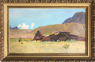 Каманин Сергей Михайлович (1915–2002). Алтай. 1959. Холст, масло. 39&times;65. Справа внизу: С. 